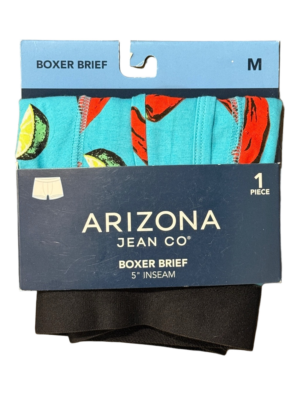 Mens Spicy Peppers & Limes Boxer Briefs - Size Medium - Arizona Jean Co - NWT